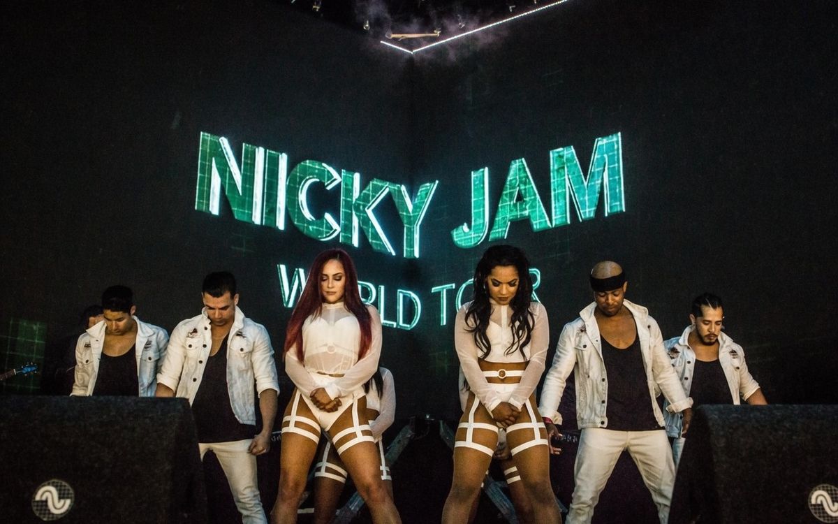 Nicky Jam World Tour stage at AFAS Live
